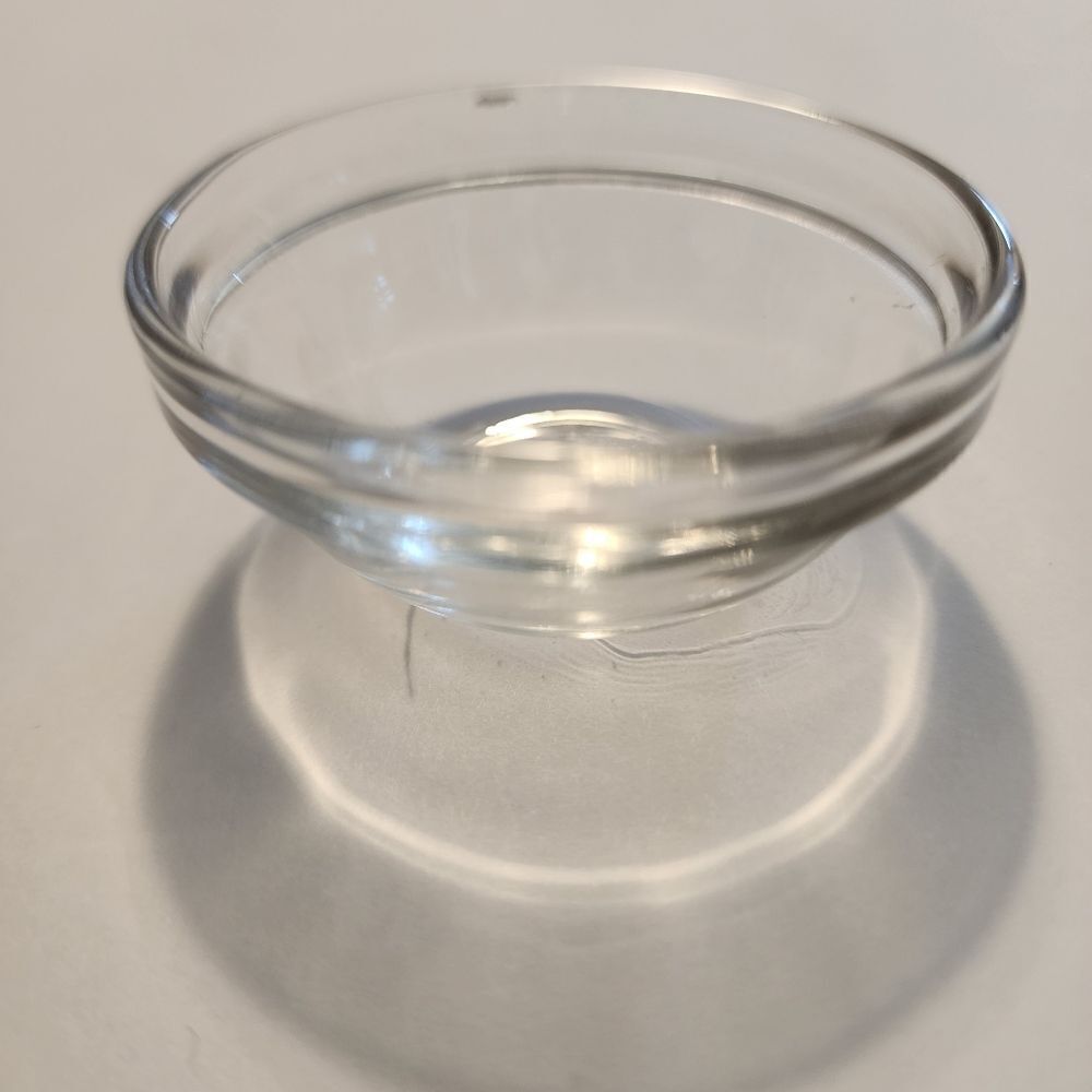 Vintage Miniature Duralex France Arc Clear Glass Bowl 2.25 in Diameter